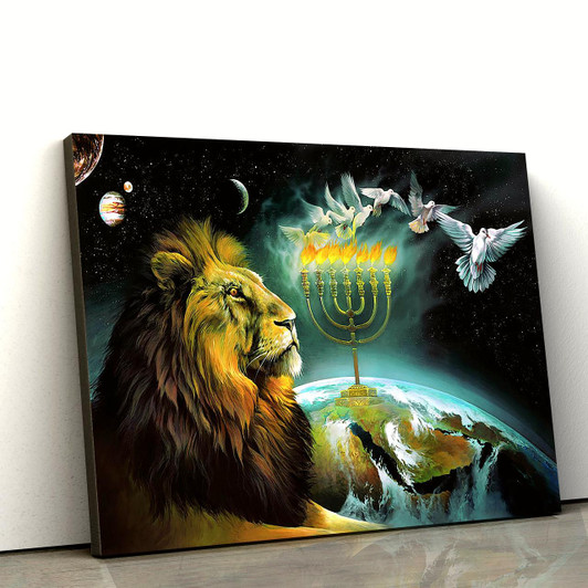 Covenant Keeper Lion Of Judah Silk Flag Canvas Pictures Jesus Canvas Pictures Christian Wall Art