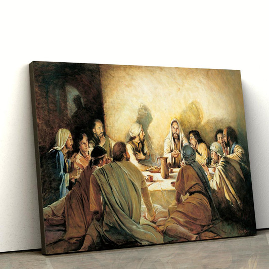 In Remembrance Of Me Canvas Wall Art Christian Canvas Pictures Religious Canvas Wall Art
