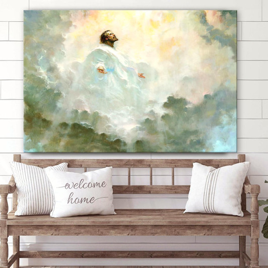 Jesus With Open Arms Canvas Pictures Jesus Christ Canvas Art Christian Canvas Wall Art