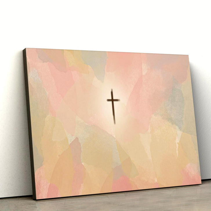 Boho Christian Cross Canvas Posters Religious Canvas Wall Art Inspirational Scripture Canvas Decor