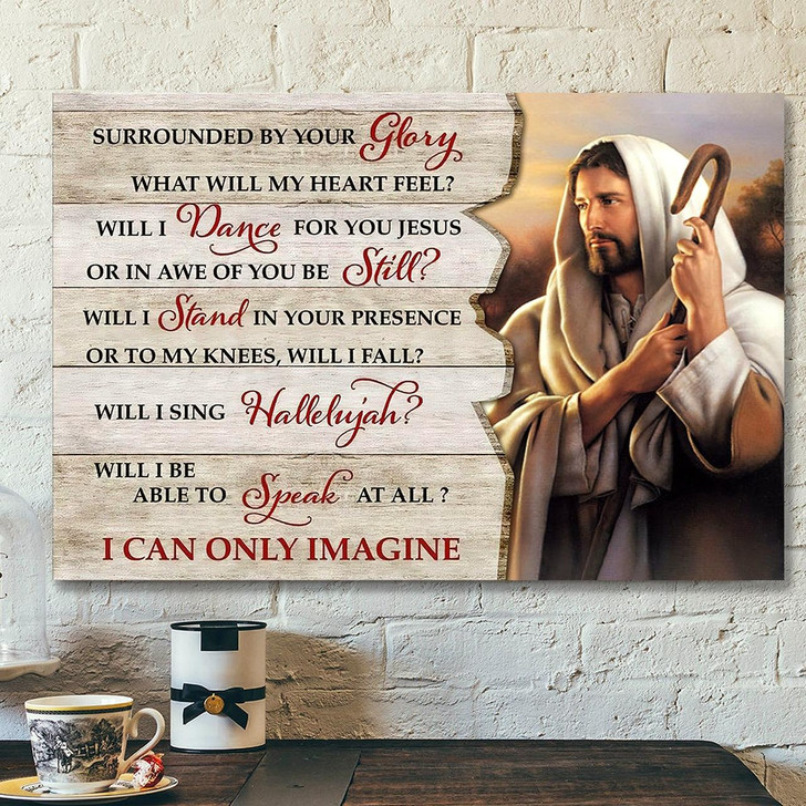 Surrounded By Your Glory I Can Only Imagine 3 Bible Verse Canvas Wall Art Scripture Canvas