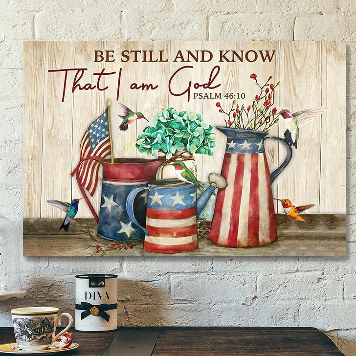Scripture Wall Decor Jesus Canvas Art Be Still And Know Canvas Poster Inspirational Scripture Canvas Decor