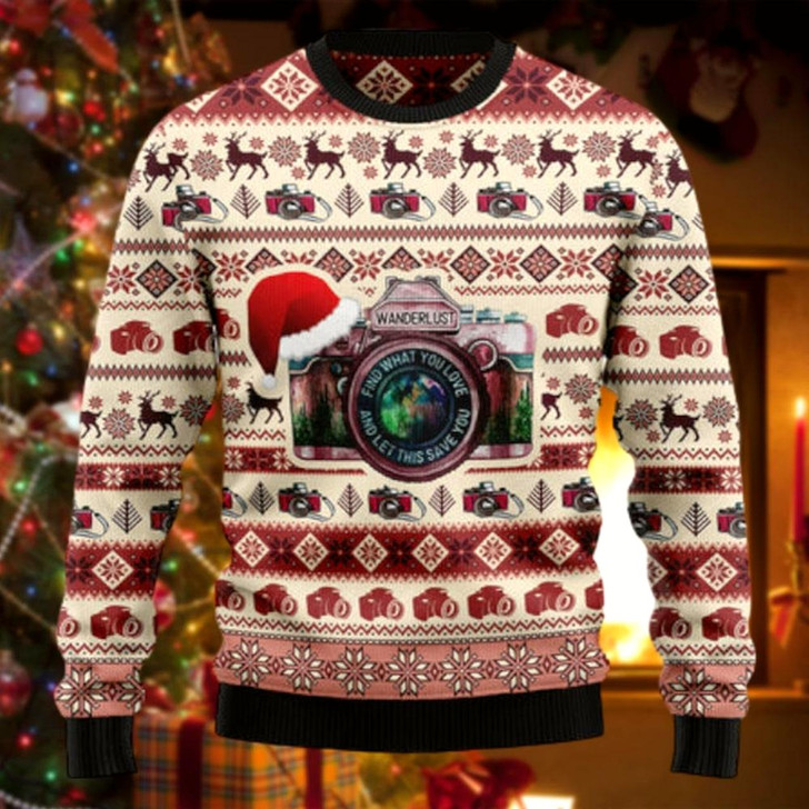 Goofygearprints Photograph Save You Ugly Christmas Sweater, Gift for Photographer, 3D Sweater Shirt