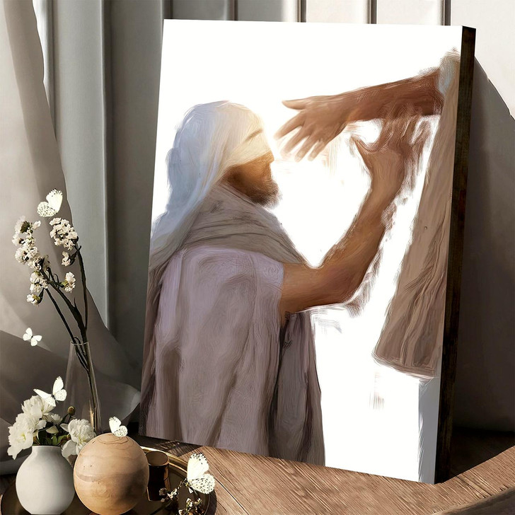 Christ Healing Canvas Art Christian Wall Decor Depicting Jesus Christ’s Healing Power And Compassion