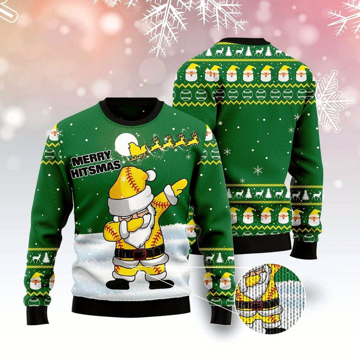 Goofygearprints Merry Hitsmas Ugly Christmas Sweater, Funny Xmas Sweater, Sweater Xmas