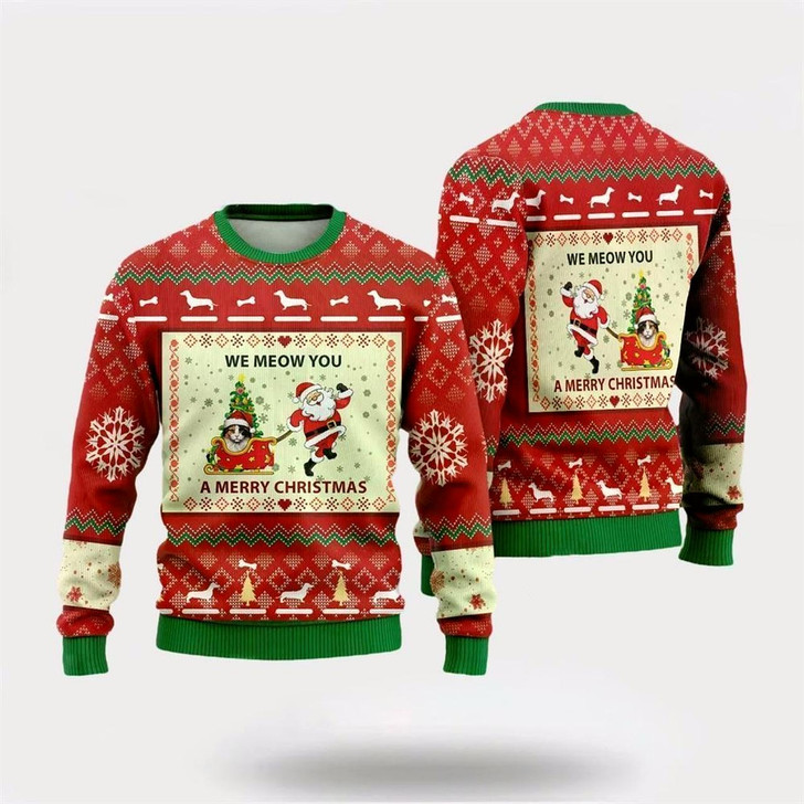 Goofygearprints Pet Cat Sweater, Japanese Bobtails Ugly Christmas Sweater, Gift For Cat Love, Cat Crewneck Sweater, Winter Fashion