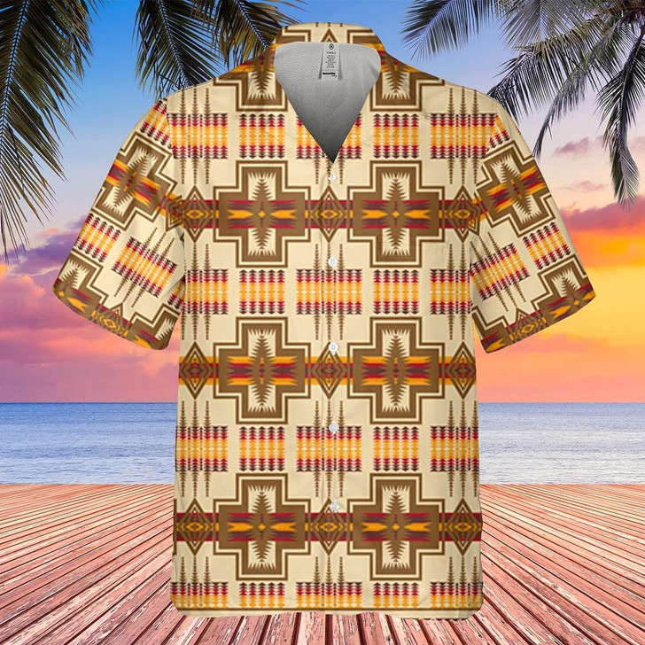 Goofygearprints Native American Hawaiian Shirt, Enchantment Patterns Hawaiian Shirt, Native Pattern Shirt