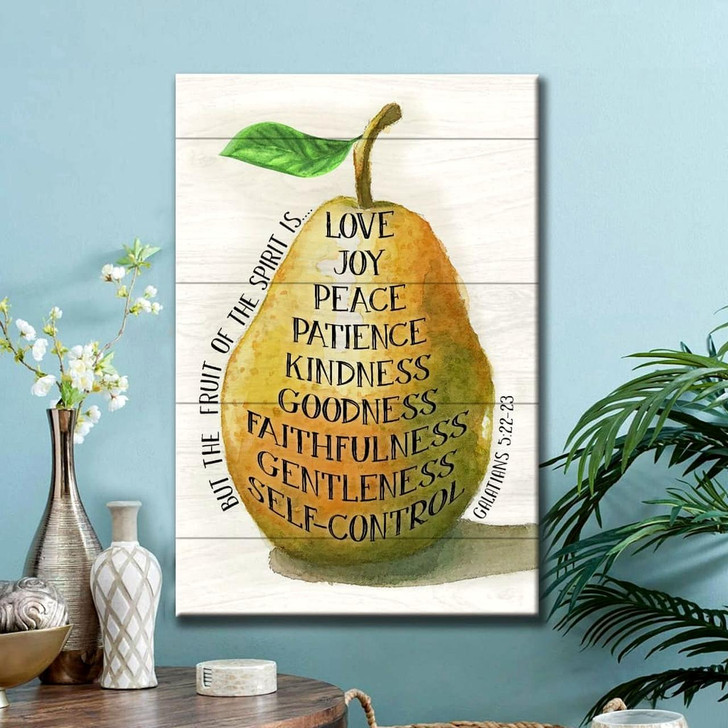 Galatians 5:22-23 The Fruit Of The Spirit Wall Art Canvas Bible Verse Canvas Christian Spiritual Gifts Scripture Wall