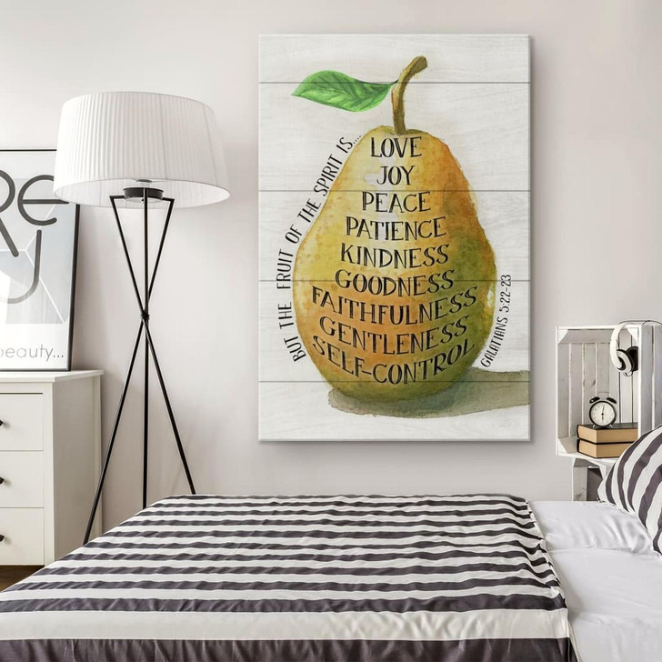 Galatians 5:22-23 The Fruit Of The Spirit Wall Art Canvas Bible Verse Canvas Christian Spiritual Gifts Scripture Wall