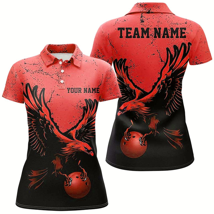 Goofygearprints Custom Red Eagle Men Bowling Team Shirts Grunge Vintage Bowling Team Jerseys Outfits Style 2