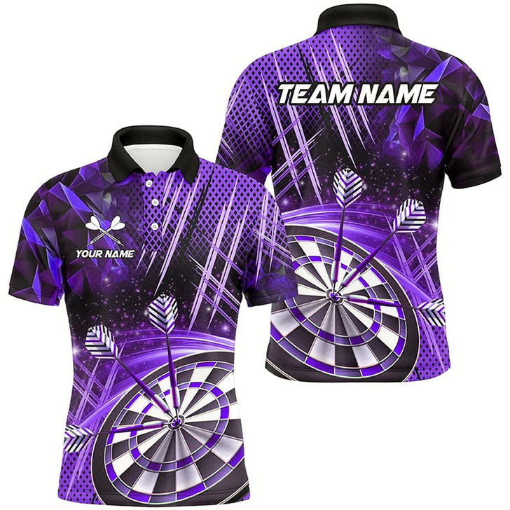Goofygearprints Personalized 3D Glitter Men Darts Shirts Custom Team Dart League Shirts Dart Jerseys Style 7