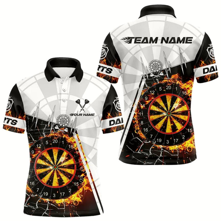 Goofygearprints Personalized Dartboard Fire Break Glass Dart Shirts For Men Darts Jerseys