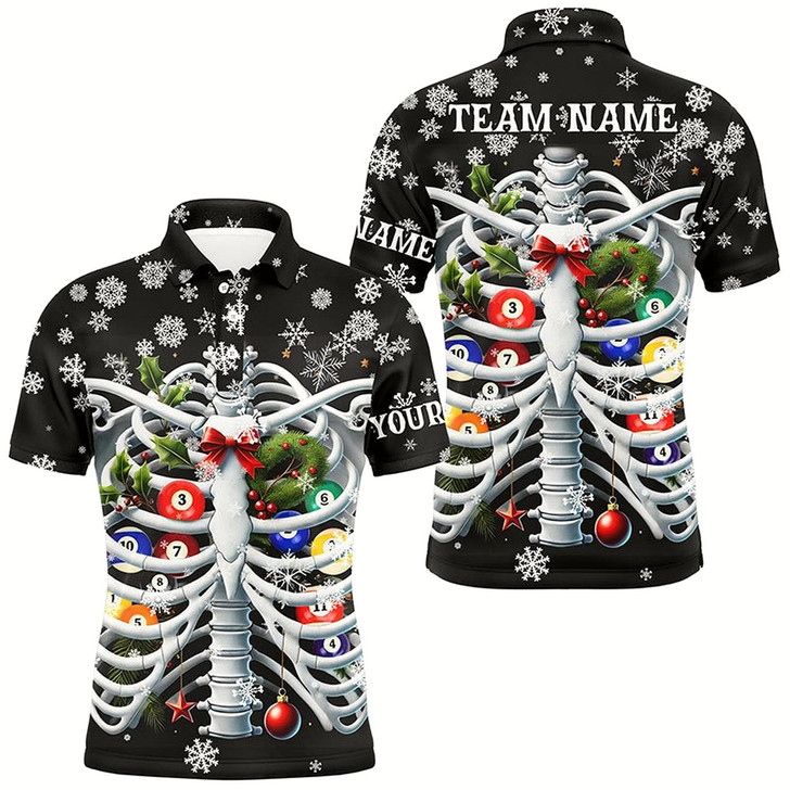 Goofygearprints Funny Billiard Balls Inside The Rib Custom Christmas Billiard Shirts For Men Unique Billiard Outfit