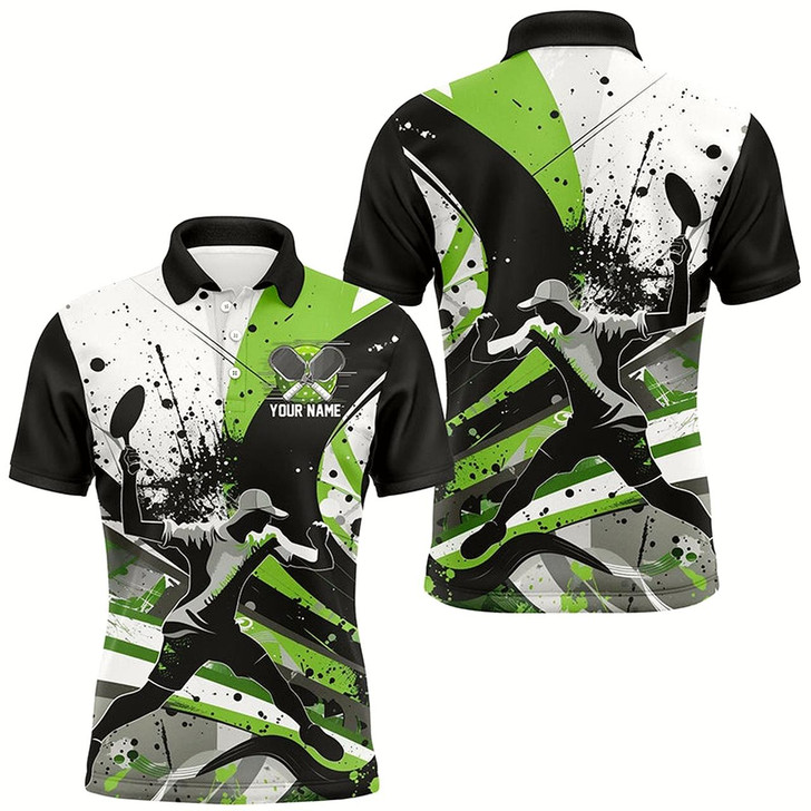 Goofygear Custom Pickleball Shirts For Men, Men'S Pickleball Outfits Personalized Pickleball Gifts Green