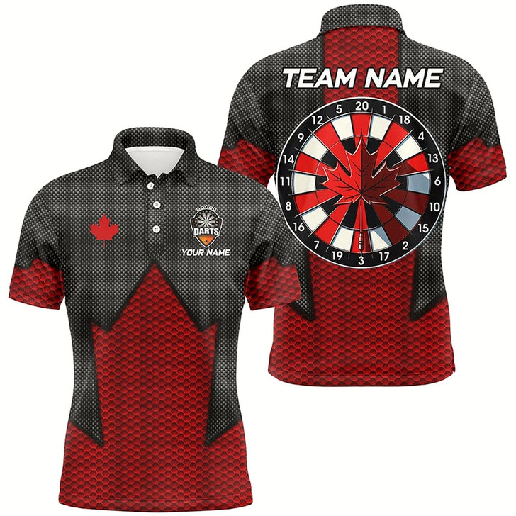 Goofygear Personalized Canadian Patriotic Darts Shirts For Men Custom Canada Darts Tournament Team Jerseys