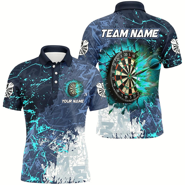 Goofygear Grunge Break Dartboard Custom 3D Printed Darts Shirts For Men, Best Darts Apparel Team Jerseys