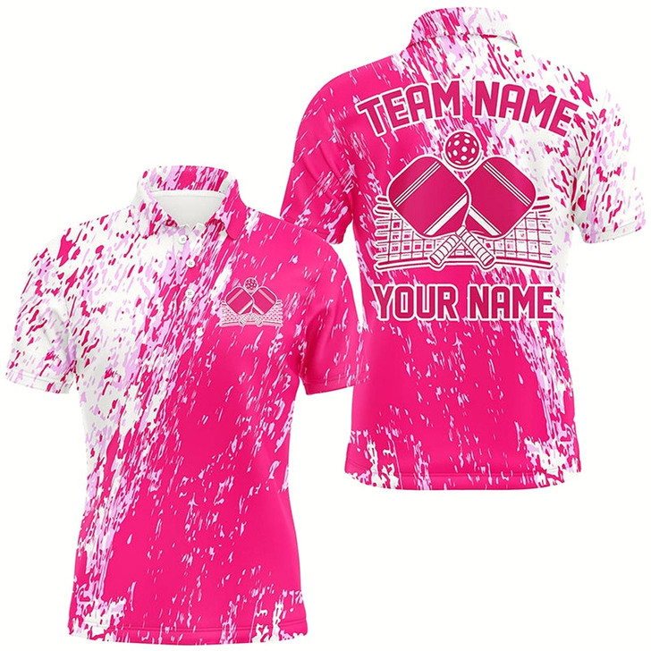 Goofygear Custom Pink Pickleball Team Shirts Uniform, Men'S Pickleball Outfit Pickleball Apparel