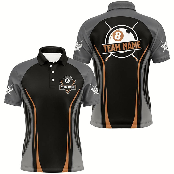 Goofygear Personalized 8 Ball Pool Billiard Polo For Men, Best Billiard Team Shirt Pool Jerseys