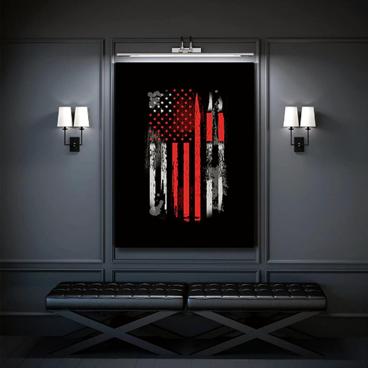 Canvas Art Featuring The Proud Message "One Nation Under God" With A Religious Christian Theme For Your Home Or Office