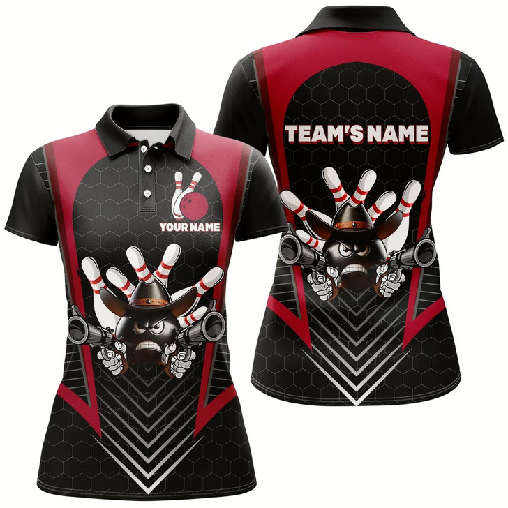 Goofygear Custom Bowling Shirt For Women Bowling Jersey Bowling Team League Polo Shirt Style 12