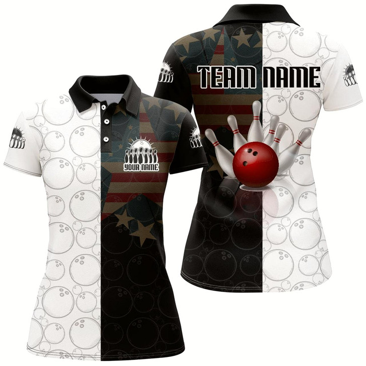 Goofygear Custom Bowling Shirt For Women Personalized Bowling Jersey Bowling Team League Polo Shirt Style 1