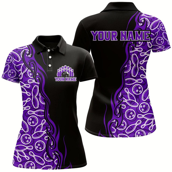 Goofygear Custom Bowling Shirt For Women Personalized Bowling Jersey Bowling Team League Polo Shirt Style 3