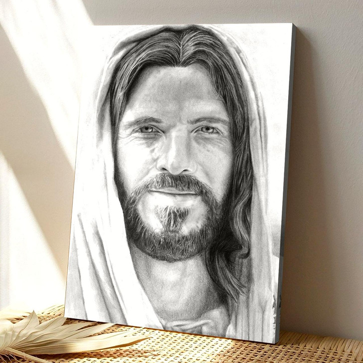 Saviour Canvas Jesus Canvas Art Religious Canvas Painting Christian Wall Art Gift For Him Sacred Religious Art