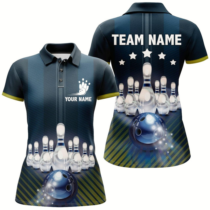 Goofygear Personalized 3D Women'S Bowling Team Jersey Bowling Shirt American Bowling Polo Shirt Style 12