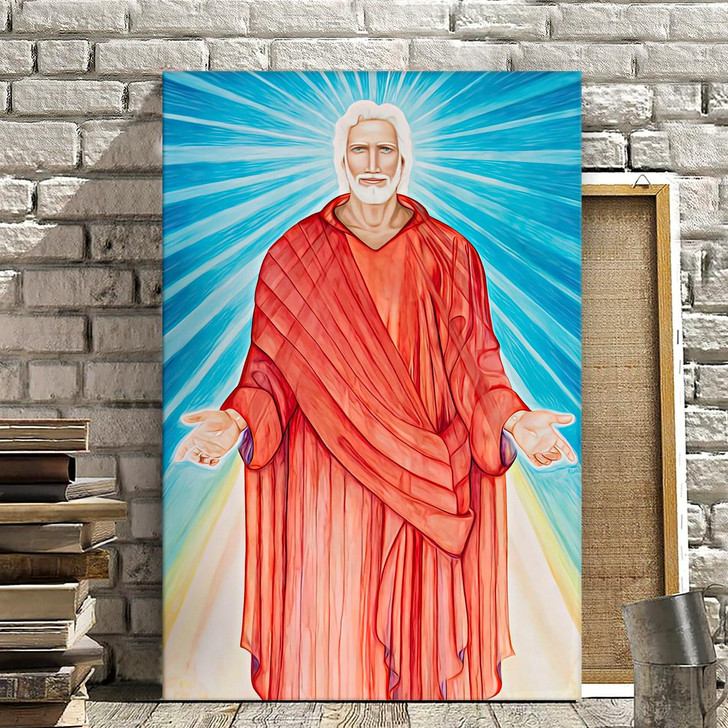 Jesus Canvas Art Wall Decor Christian Canvas Prints Faith Gift For Christians To Reflect Christ's Love