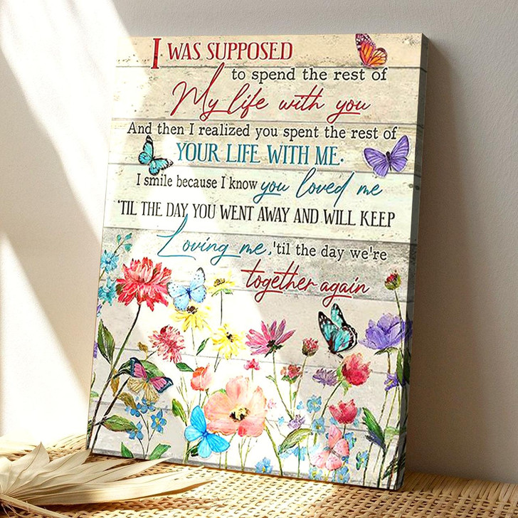 I Was Supposed Butterfly Canvas Wall Art Featuring Bible Verse And Scripture For Christian Faith And Comfort