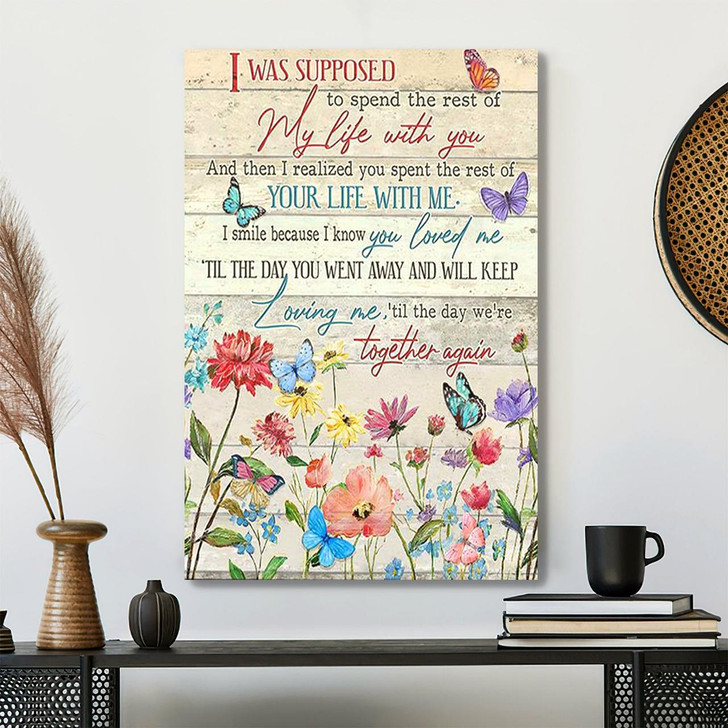 I Was Supposed Butterfly Canvas Wall Art Featuring Bible Verse And Scripture For Christian Faith And Comfort
