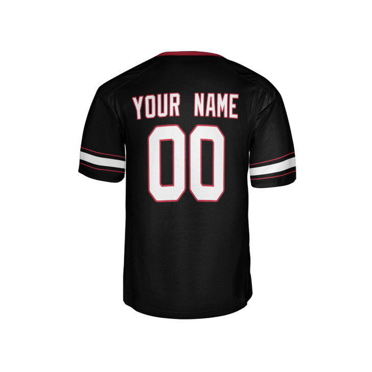 Personalized Men's Arizona Cardinals Football Jersey Black Game Fan Style - Custom Name & Number