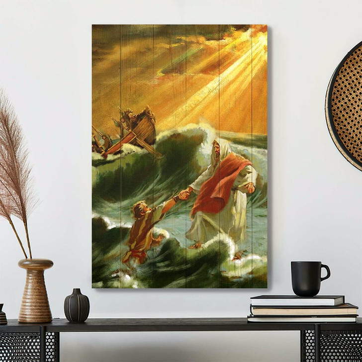 Christian Canvas Wall Art Jesus The Savior Who Redeems Heals And Restores All Who Call Upon His Name Canvas Bible Verse