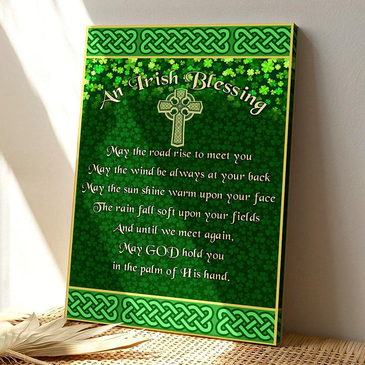 Bible Verse Canvas An Irish Blessing Canvas Poster Jesus Christ Religious Art Poster