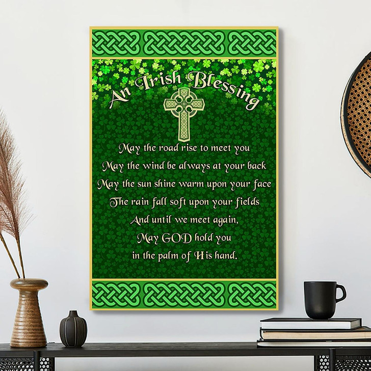 Bible Verse Canvas An Irish Blessing Canvas Poster Jesus Christ Religious Art Poster