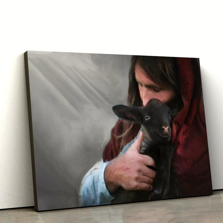 Jesus Holding A Lamb Canvas Art Jesus Christ Pictures Jesus Wall Art Christian Wall Decor