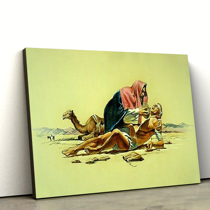 The Good Samaritan Canvas Wall Art Christian Canvas Pictures Religious Canvas Wall Art