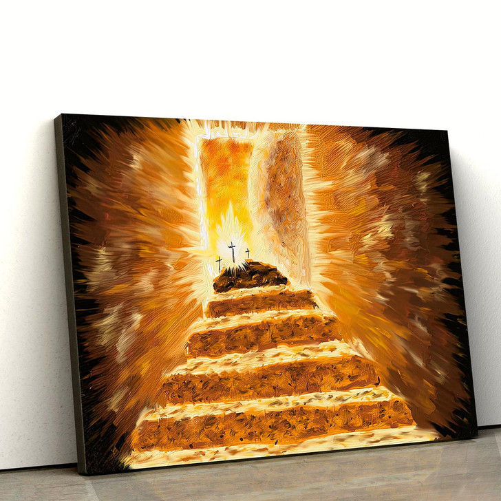The Empty Tomb Canvas Pictures Easter Canvas Christian Canvas Wall Art Christian Inspirational Canvas Decoration