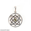 MOLDAVITE PENDANT - STERLING SILVER ( MSP0203)