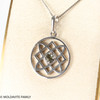MOLDAVITE PENDANT - STERLING SILVER ( MSP0203)