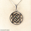 MOLDAVITE PENDANT - STERLING SILVER ( MSP0203)