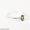 Sterling Silver Ring - Moldavite (MSR176)