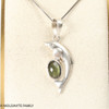 MOLDAVITE CABOCHON PENDANT (MSP0180I146)