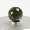 MOLDAVITE SINGLE BEAD 11.5mm (SBED089)