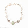 Sterling Silver Bracelet - Moldavite, Herkimer, Meteorite (MSB024)
