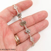 Sterling Silver Bracelet - Moldavite, Herkimer, Meteorite (MSB024)