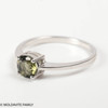 Sterling Silver Ring - Moldavite (MSR184)