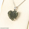 MOLDAVITE HEART PENDANT - 4.37g (MSP0194I034)