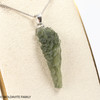 MOLDAVITE RAW PENDANT - 2.66 GRAMS (RP5092)