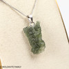 MOLDAVITE RAW PENDANT - 2.18 GRAMS (RP5095)